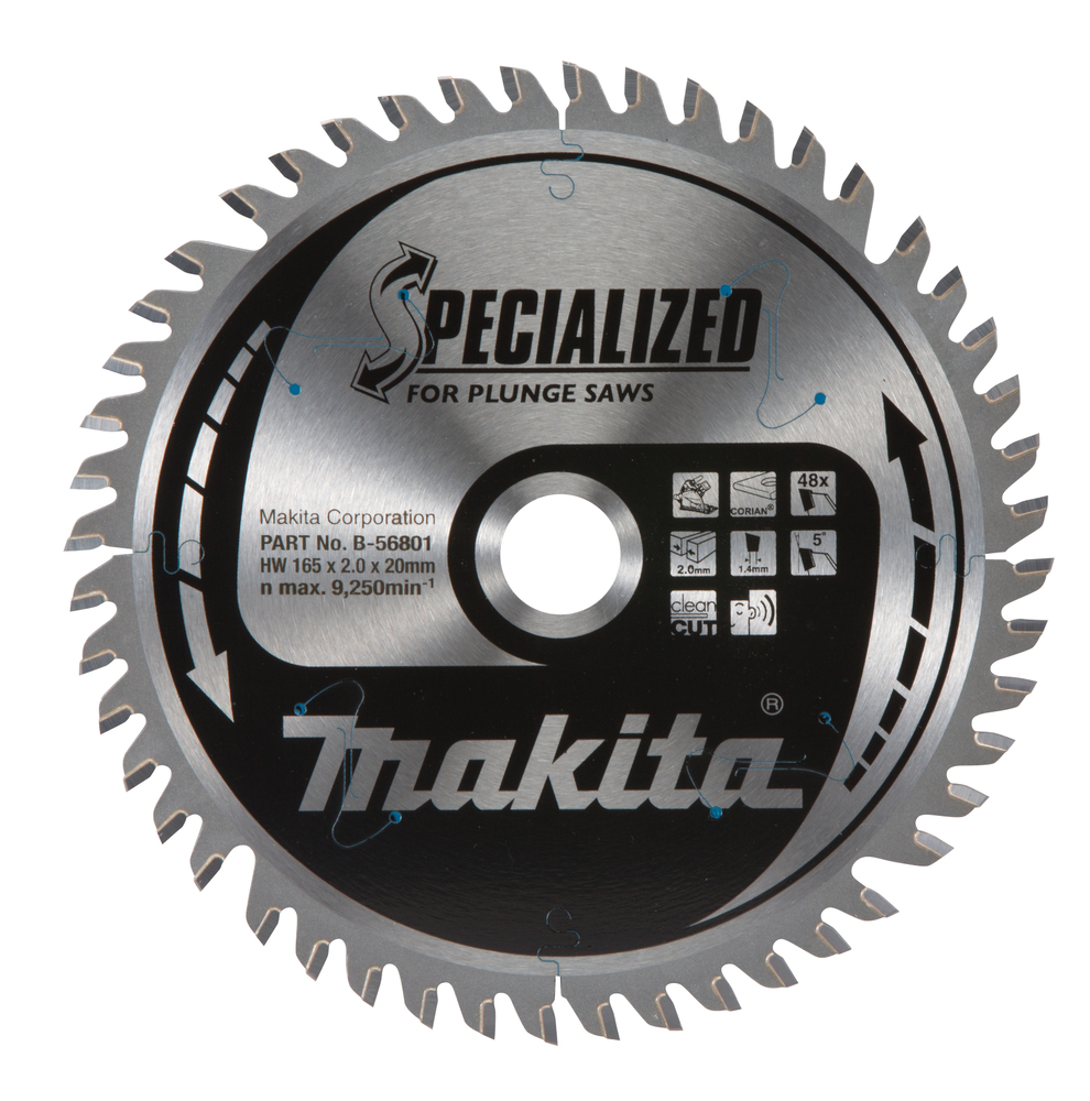 Makita SPECIALIZED Sägeb.165x20x48Z B-56801