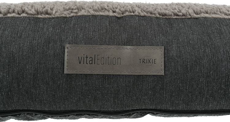 TRIXIE Vital Kissen Bendson, eckig, dunkelgrau/hellgrau