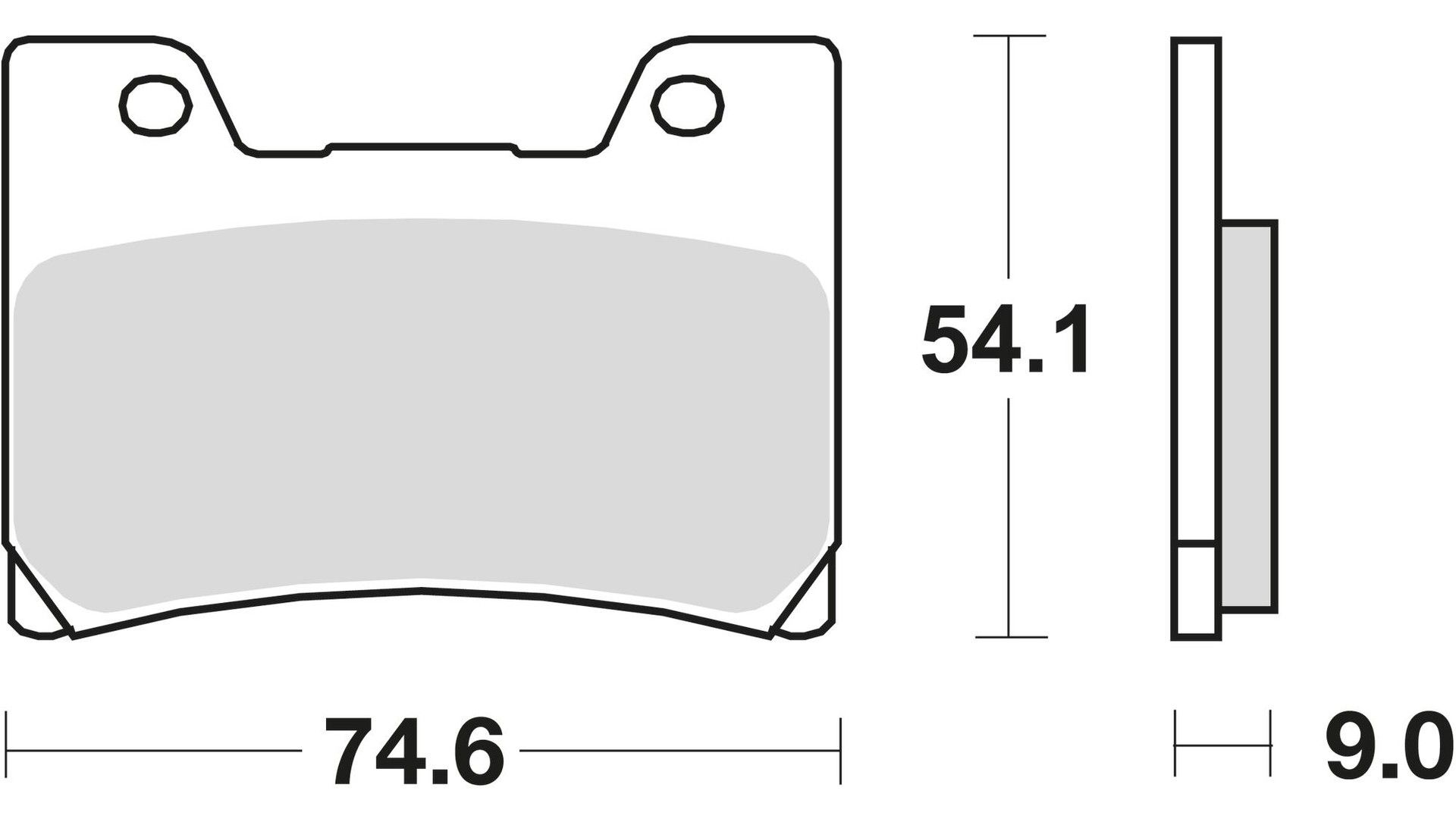 TRW Bremsbelag MCB 622 mit Zulassung