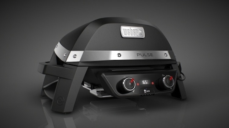 Weber Elektrogrill PULSE 2000 mit Rollwagen
