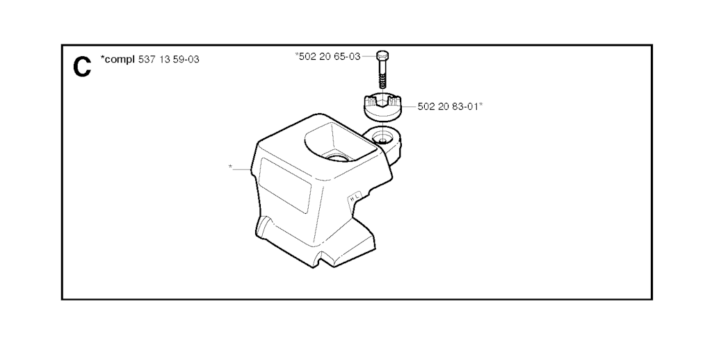 Explosionszeichnung Ersatzteile