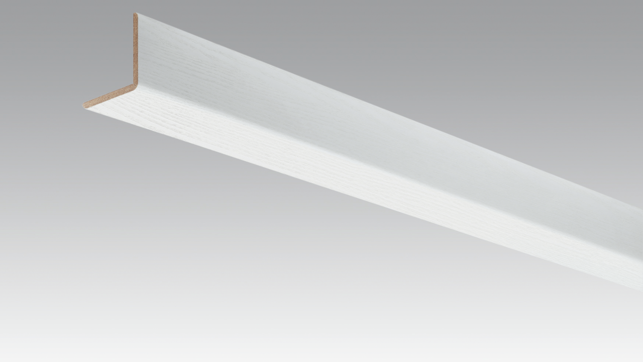 MEISTER Winkelleiste groß 2380 x 33 x 3,5 mm 20098 White ash