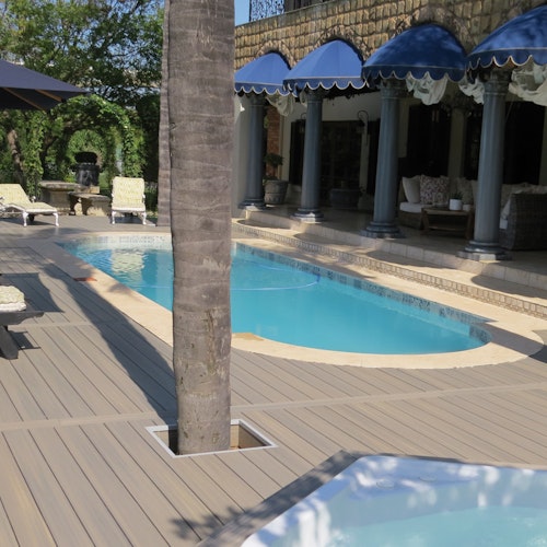 Fiberdeck Premium WPC-Terrassendiele RHK Light grey 23 x 138 mm