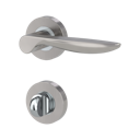 Vorschaubild Griffwerk Türgriff FRANCESCA Schraubrosette- Chrom/Nickelmatt - Auslaufartikel