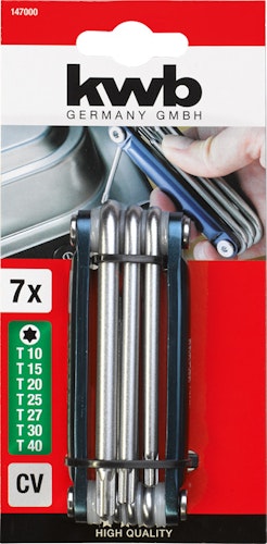 kwb Stiftschlüsselsatz TORX  7-tlg 147000