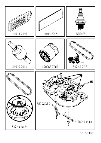 Husqvarna Gartentraktoren 96051007400 CTH 164T