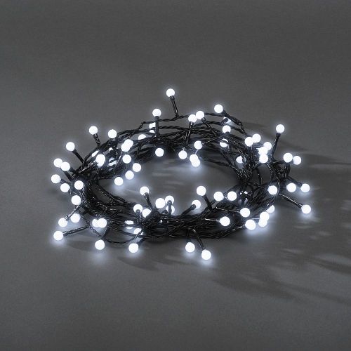 Konstsmide LED Lichterkette runde 80 kaltweiße Dioden