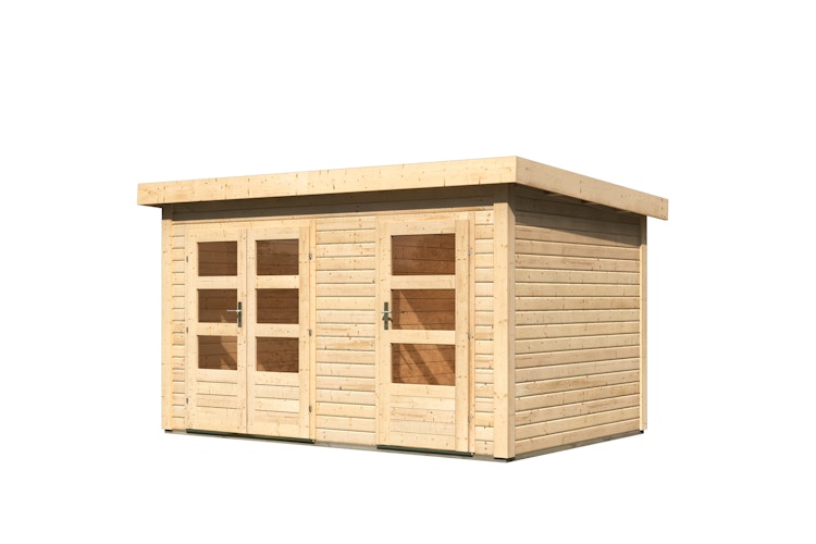 Karibu Mittelwand-Gartenhaus Schönbuch 1 - 38 mm