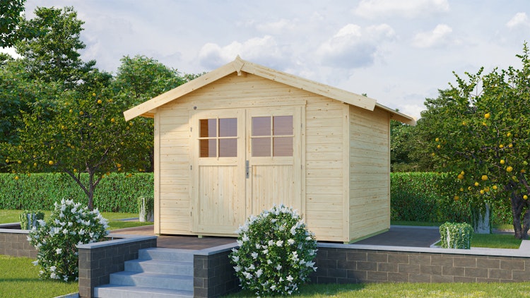 Weka Gartenhaus 122 - 28 mm