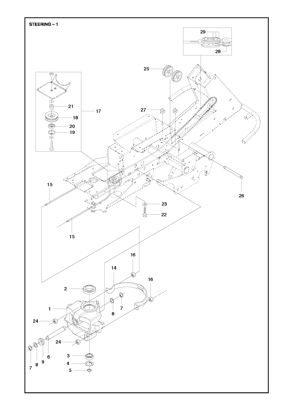 Explosionszeichnung Ersatzteile