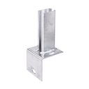 Vorschaubild Alberts® Pfostenträger L-stein zum Aufschrauben für Zaunpfosten Doppelstabmatten 60 x 40 mm