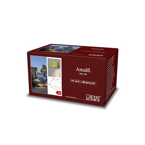 Konstsmide Wandleuchte Amalfi, versch. Farben