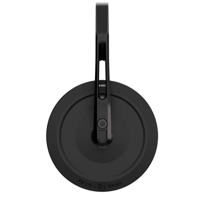 HIGHSIDER pro Lenkerendenspiegel Montana-Slim Schwarz Universal (1Stck.)