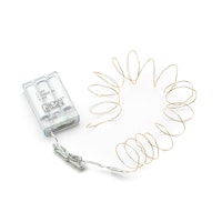 Konstsmide Weihnachtsbeleuchtung  Micro LED Lichterkette 20 warmweiße Dioden GL240