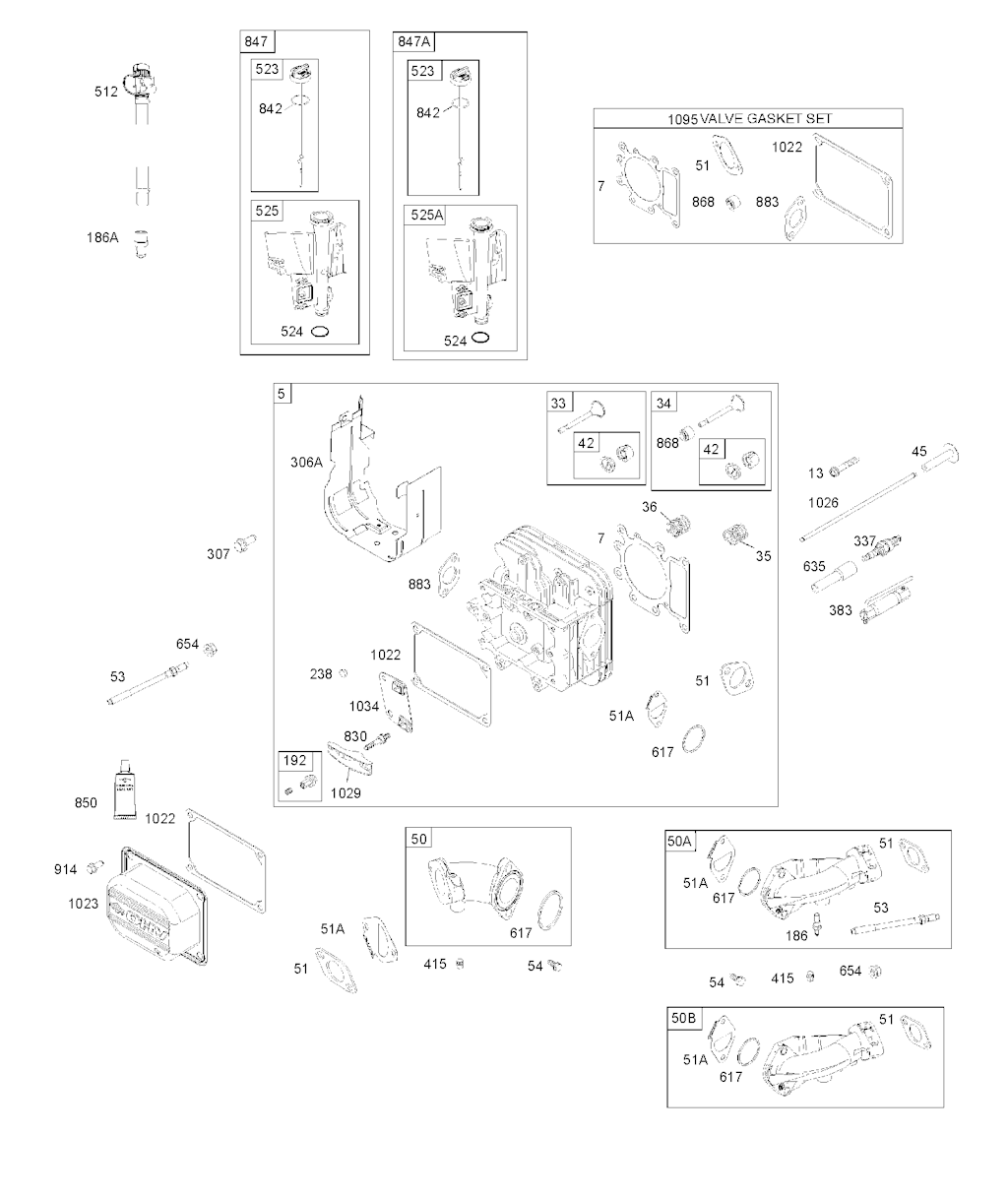 Explosionszeichnung Ersatzteile