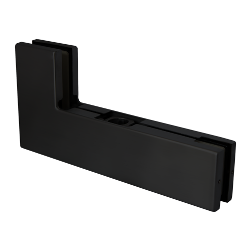 Griffwerk Pivot PT40- schwarz matt Eckbeschlag oben inkl. Drehpunkt, 8-12mm