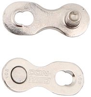 CONTEC Verschlussglied Connector + 10-fach silber