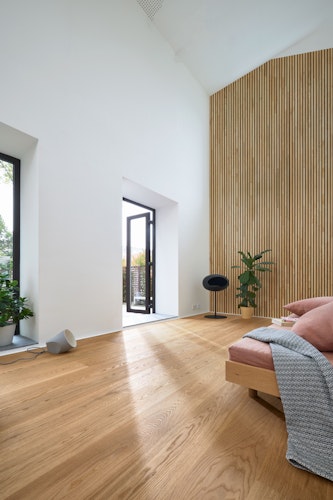 MEISTER Akustikpaneele Acoustic Sense WOOD 2600 x 330 x 13 mm 04311 Eiche pure gebürstet mattlackiert