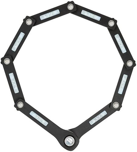 Axa Fold Lite Faltschloss 80 cm schwarz Duo Pack<BR/>Gleichschließende Funktion