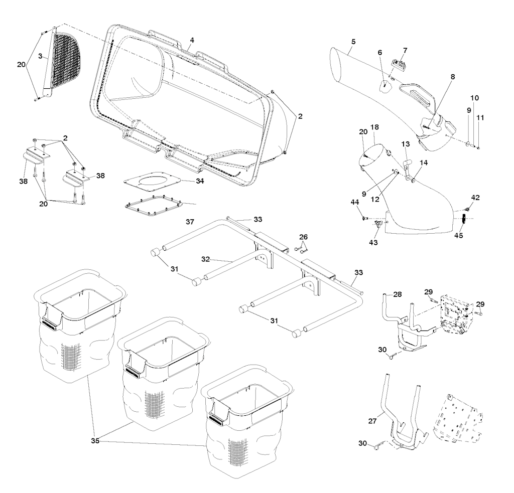 Explosionszeichnung Ersatzteile