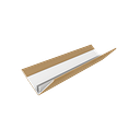 Vorschaubild NewTechWood Alu-Coex Außeneckprofil 60 x 60 x 3000 mm