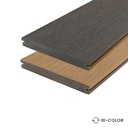 Vorschaubild Fiberdeck Vintage WPC-Terrassendiele Bi-Color Lunar Grey/Cedar massiv 23 x 210 mm