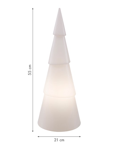 8 seasons design Solar LED-Dekoleuchte Shining Tree rund, verschiedene Größen