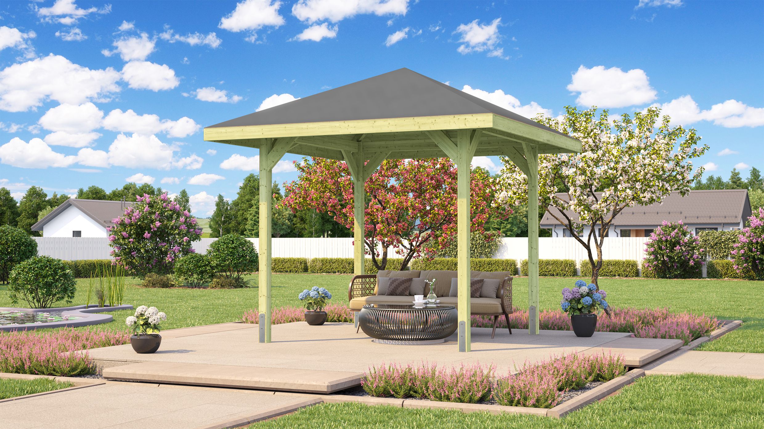 Weka Pavillon Gartenoase 651