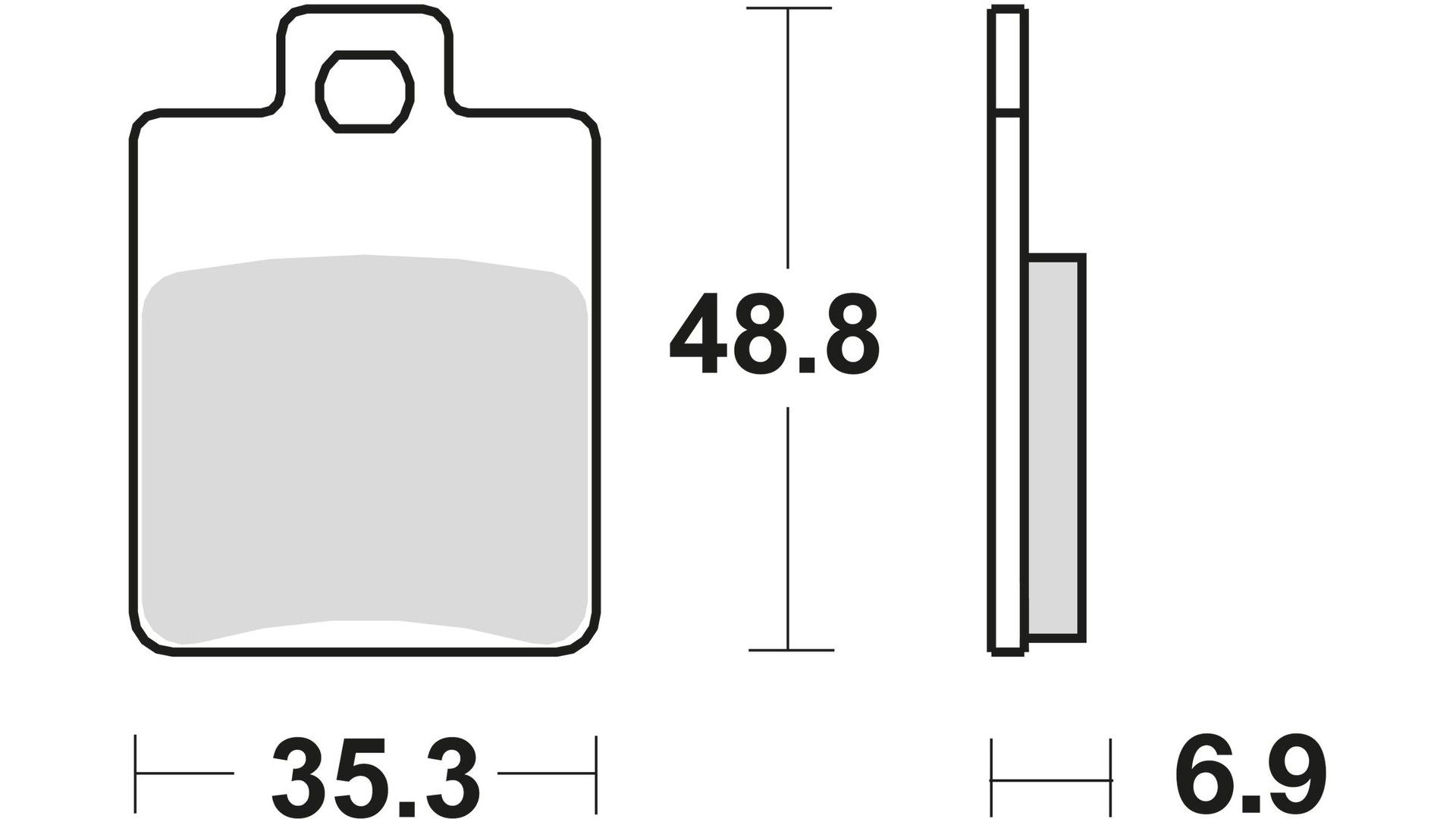 TRW Bremsbelag MCB 695 mit Zulassung