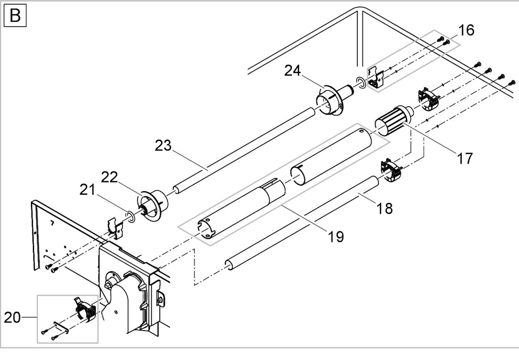 Explosionszeichnung Ersatzteile