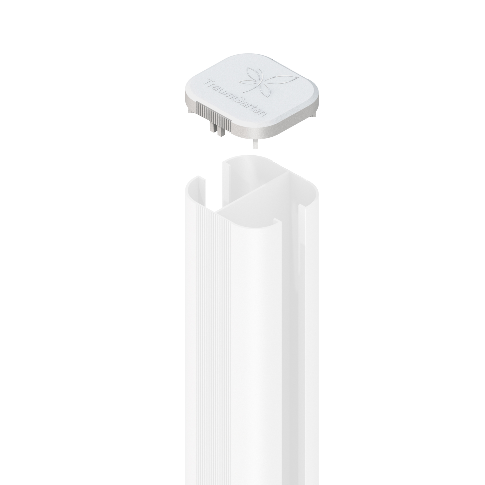 TraumGarten Ersatzteil: Pfostenkappe für Pfosten Basic, Silber