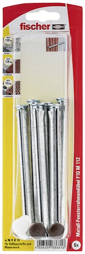 FISCHER Fensterrahmendübel F10 M112 K (6 St.)