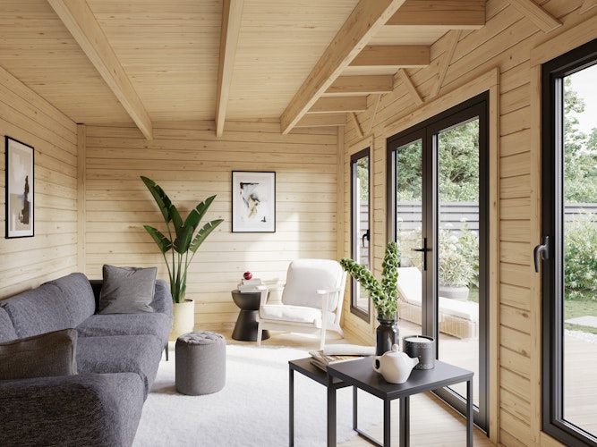 Palmako Gartenhaus Aurelia 16,7 m² - 44 mm