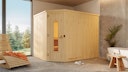 Vorschaubild Weka Elementsauna Varberg 4 Familiensauna - 68 mm