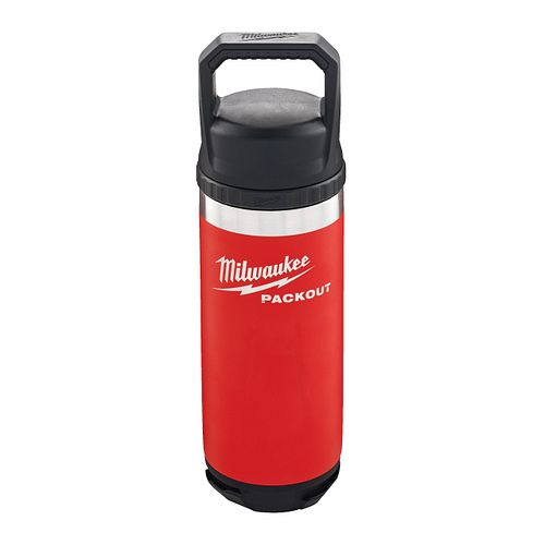 Milwaukee ﻿PACKOUT Isolierflasche  530 ml mit Schraubdeckel, rot 4932493991