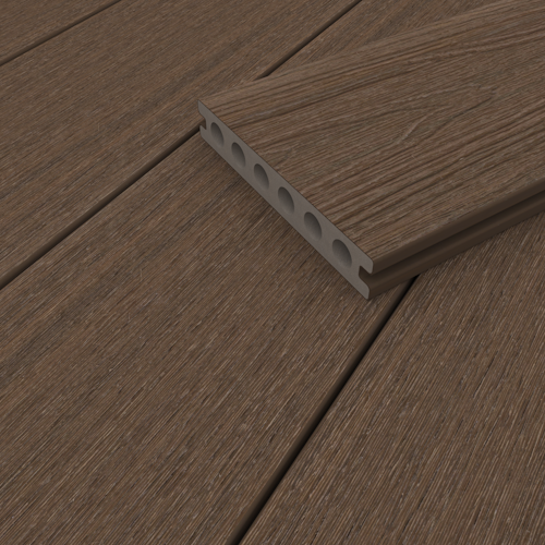 NewTechWood Deluxe Vintage WPC-Terrassendiele Hohlkammer Ipé  23 x 138 mm