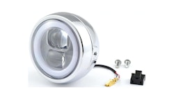 Daytona Hauptscheinwerfer LED Chrom mit seitlicher Halterung