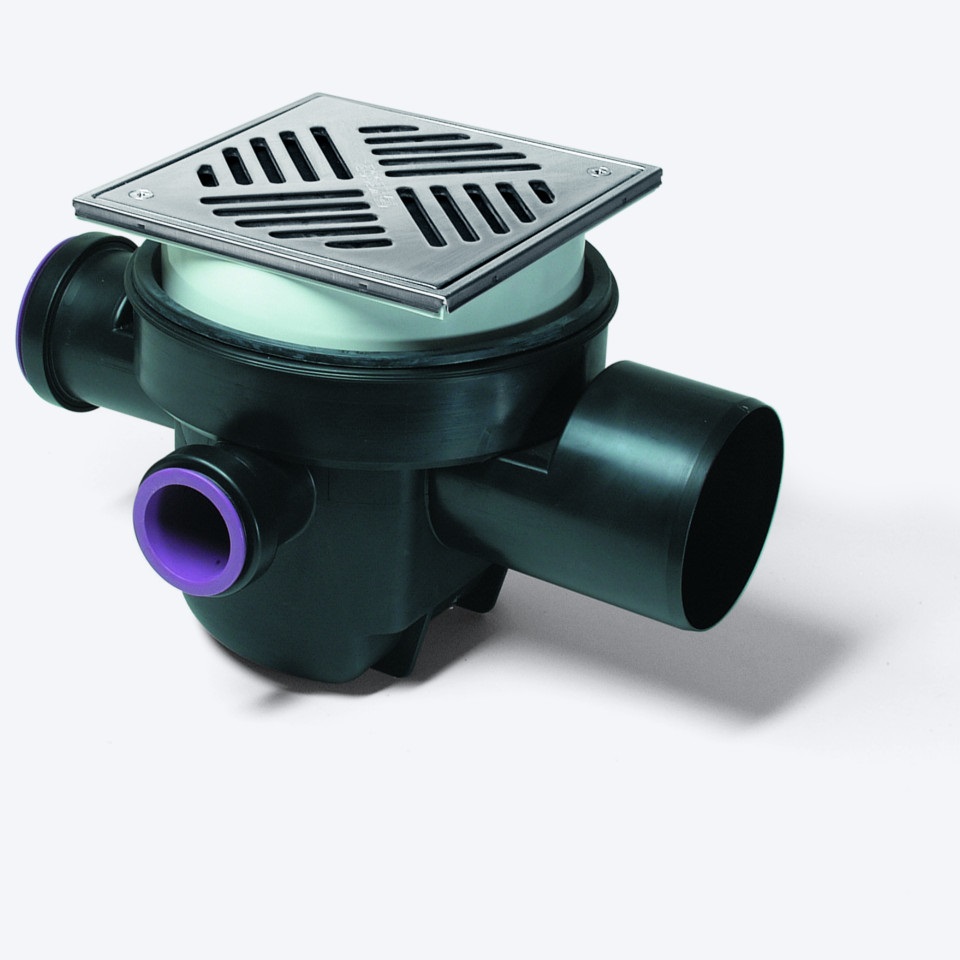 KESSEL 27621 Kellerablauf Der Universale 400 x 320 mm - Edelstahl Abdeckung