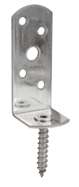 Alberts® Zaunhalter L-Form Edelstahl 115 x 31,5 mm 