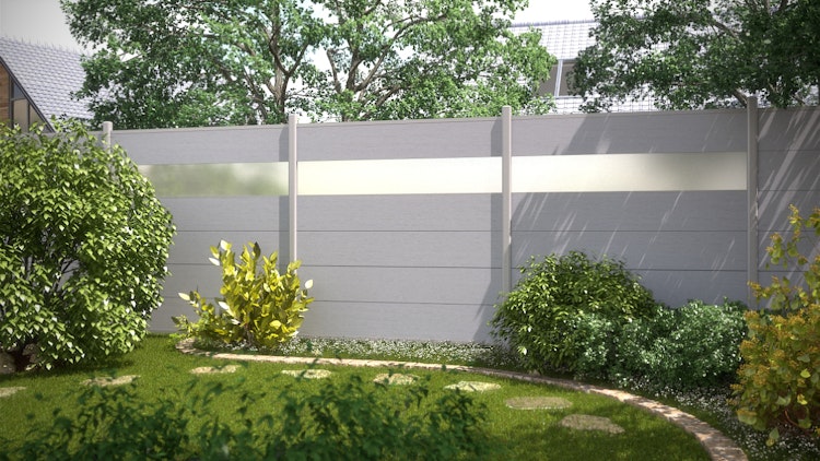 TraumGarten SYSTEM Dekorprofil Dekor-Matt 2360 mm