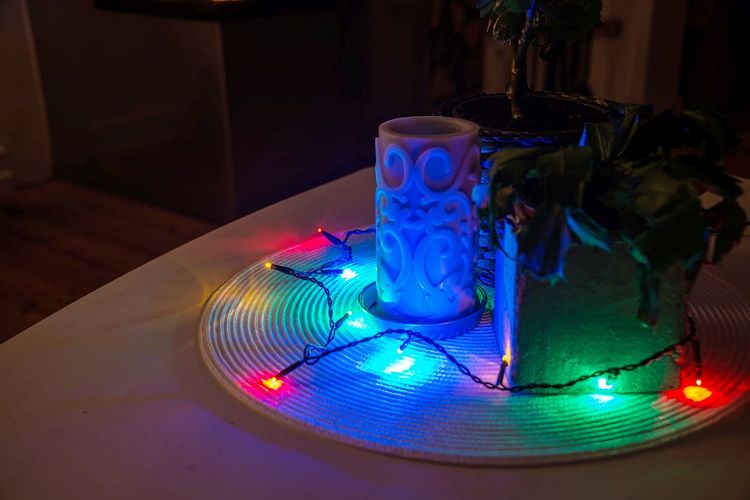 Konstsmide Weihnachtsbeleuchtung  Micro LED Lichterkette 35 bunte Dioden