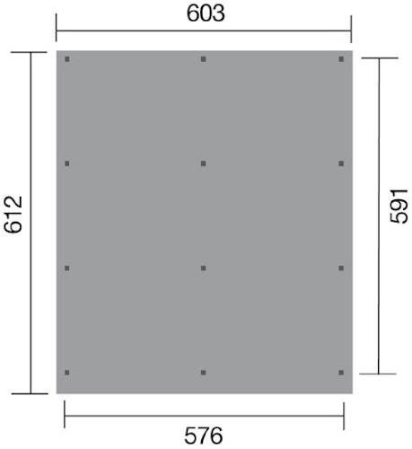 Weka Doppelcarport 618