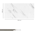 Vorschaubild Revét Vinyl Wandfliese Marble Hochglanz 120 x 60 cm