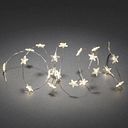 Vorschaubild Konstsmide Weihnachtsbeleuchtung  LED Dekolichterkette 40 transparente Sterne