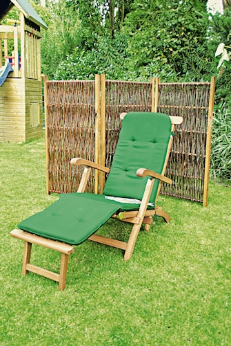 T&J SOFIA Weiden-Paravent 3-teilig 180 x 120 cm