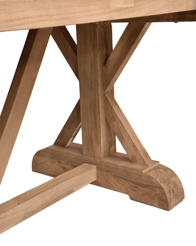 Garden Pleasure Gartenmöbel-Set KISAR, Tisch + 2 Bänke, Teak