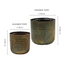 Vorschaubild Wikholm form Design Hängetopf aus Jute in natur 17 x 17 cm