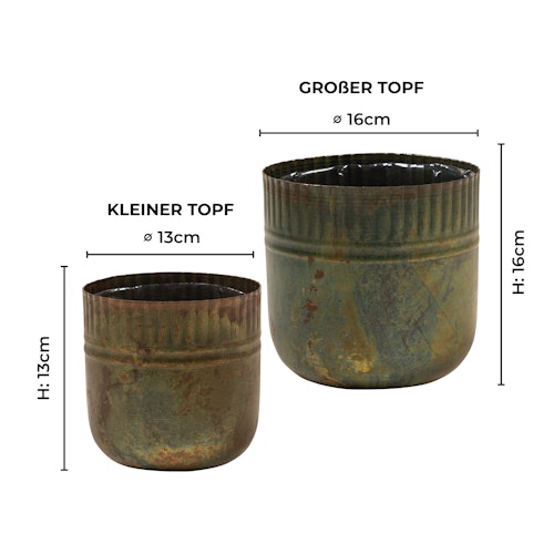 Wikholm form Design Hängetopf aus Jute in natur 17 x 17 cm