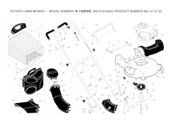 Husqvarna Rasenmäher gelegentliche Nutzung 96141013304 R 152SVH