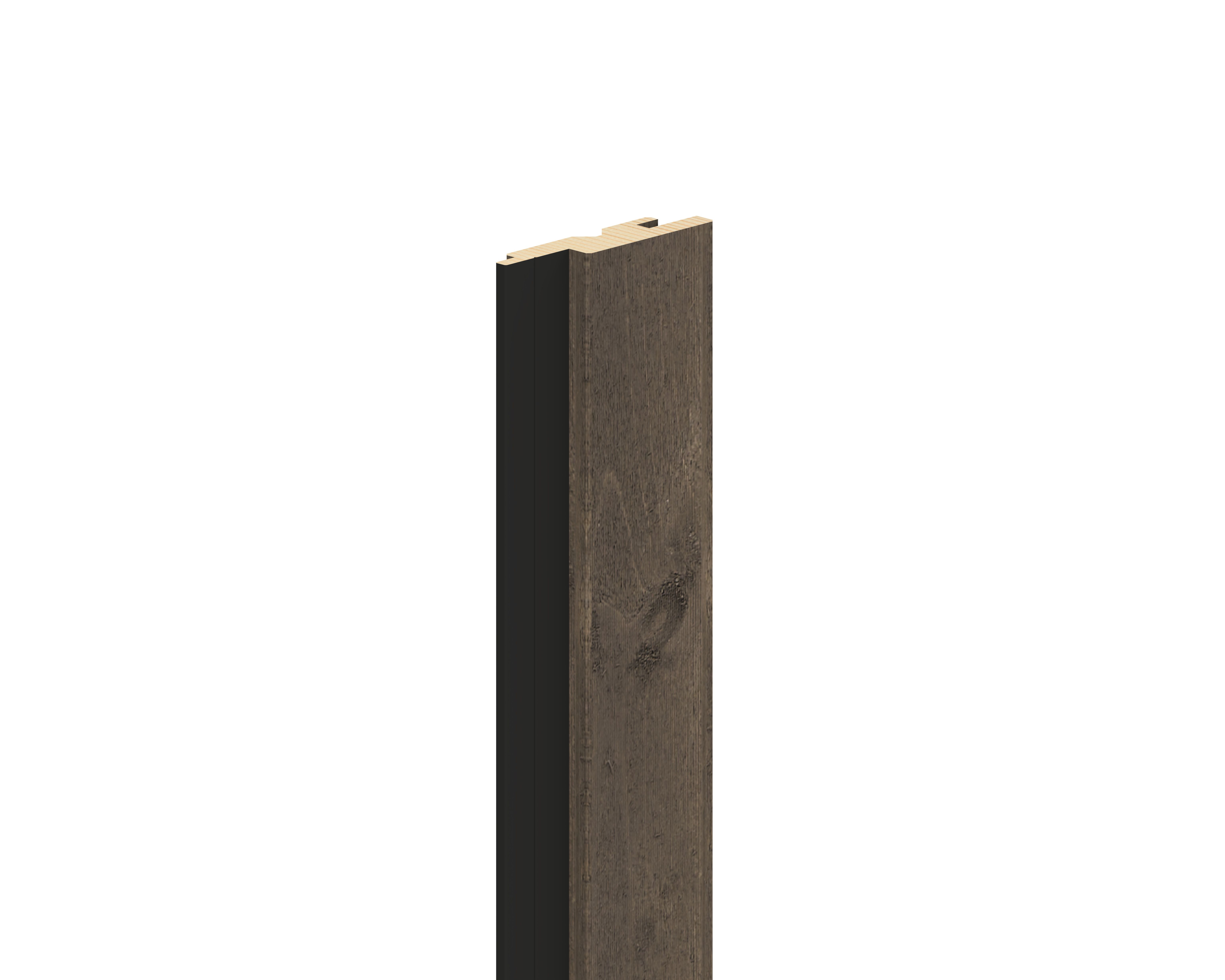 OSMO VERTO BLACK STRIPE Fassadenprofil Nordische Fichte riffelgesägt Patina 905 21 x 96 mm VE 4 Stk.